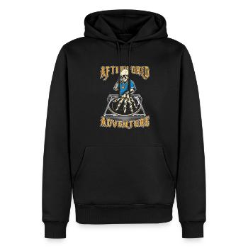 Techno Raver Afterworld Adventure - Sweat à capuche Premium bio Homme - noir - Devant - Nico (187cm)