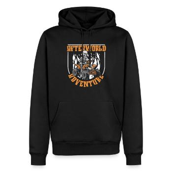 Quad Bike Skeleton Afterworld Adventure - Sweat à capuche Premium bio Homme - noir - Devant - Nico (187cm)