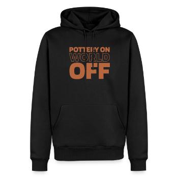 Töpfern Pottery On World Off - Männer Premium Bio Hoodie - Schwarz - Vorne - Nico (187cm)