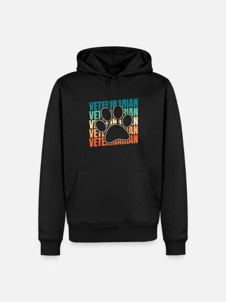 Veterinarian Veterinarian - Men’s Premium Organic Hoodie - black