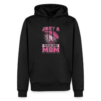 Paragliding Paragliding Mother - Men’s Premium Organic Hoodie - black - Front - Nico (187cm)