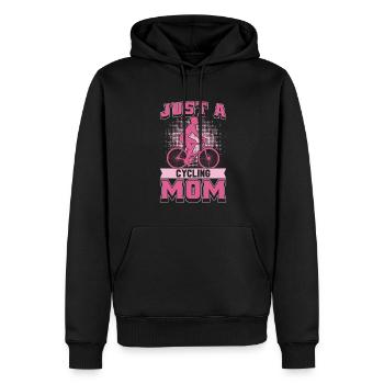 Rennrad Radsport Radsportler Mutter - Männer Premium Bio Hoodie - Schwarz - Vorne - Nico (187cm)
