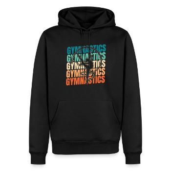 Rsg Turnen Sportgymnastik - Männer Premium Bio Hoodie - Schwarz - Vorne - Nico (187cm)