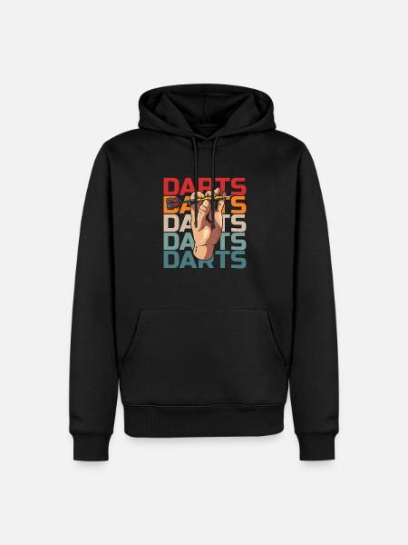 Darts Darts Player - Men’s Premium Organic Hoodie - black