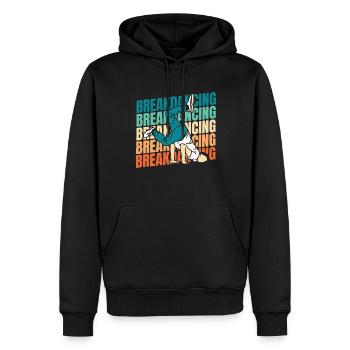 Breakdance Breakdancer Breakdancing - Männer Premium Bio Hoodie - Schwarz - Vorne - Nico (187cm)