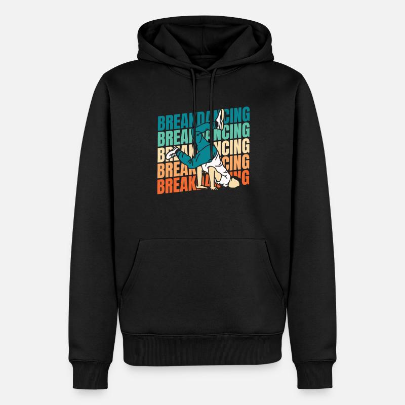 Breakdance Breakdancer Breakdancing - Sweat à capuche Premium bio Homme - noir