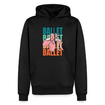 Ballet Balerina - Männer Premium Bio Hoodie - Schwarz - Vorne - Nico (187cm)