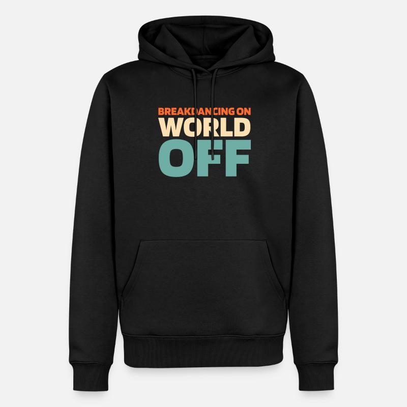 Breakdance Breakdancer Breakdancing - Sweat à capuche Premium bio Homme - noir