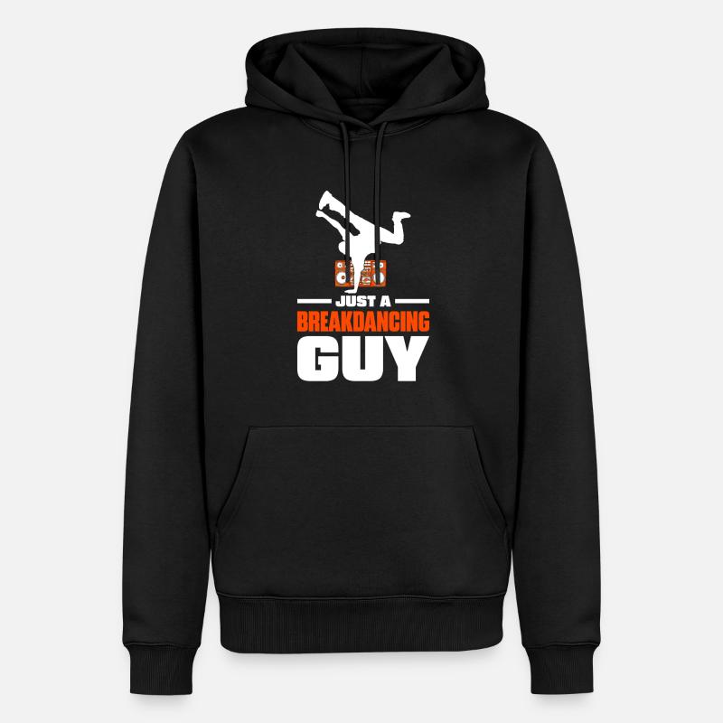 Breakdance Breakdancer Breakdancing - Männer Premium Bio Hoodie - Schwarz