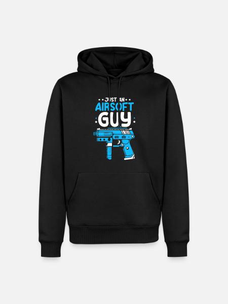 Airsoft Just An Airsoft Guy - Men’s Premium Organic Hoodie - black