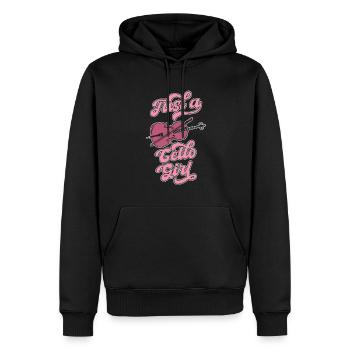 Violoncelle Violoncelliste Juste Une Fille Violoncelle - Sweat à capuche Premium bio Homme - noir - Devant - Nico (187cm)