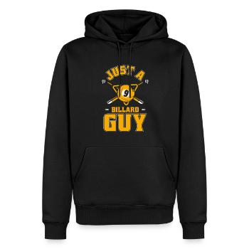 Billiards Just A Billiard Guy - Sweat à capuche Premium bio Homme - noir - Devant - Nico (187cm)