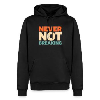 Breakdance Breakdancer Breakdancing - Männer Premium Bio Hoodie - Schwarz - Vorne - Nico (187cm)
