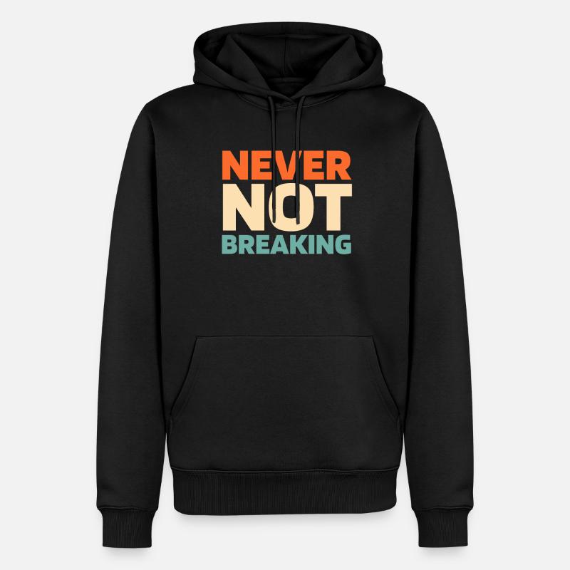 Breakdance Breakdancer Breakdancing - Männer Premium Bio Hoodie - Schwarz