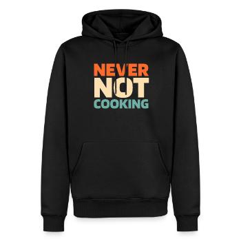 Koch Kochen - Männer Premium Bio Hoodie - Schwarz - Vorne - Nico (187cm)