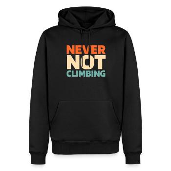 Baumpfleger Baumkletterer Arborist - Männer Premium Bio Hoodie - Schwarz - Vorne - Nico (187cm)
