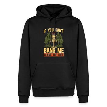 Frisbee Golf Disc Golf - Men’s Premium Organic Hoodie - black - Front - Nico (187cm)