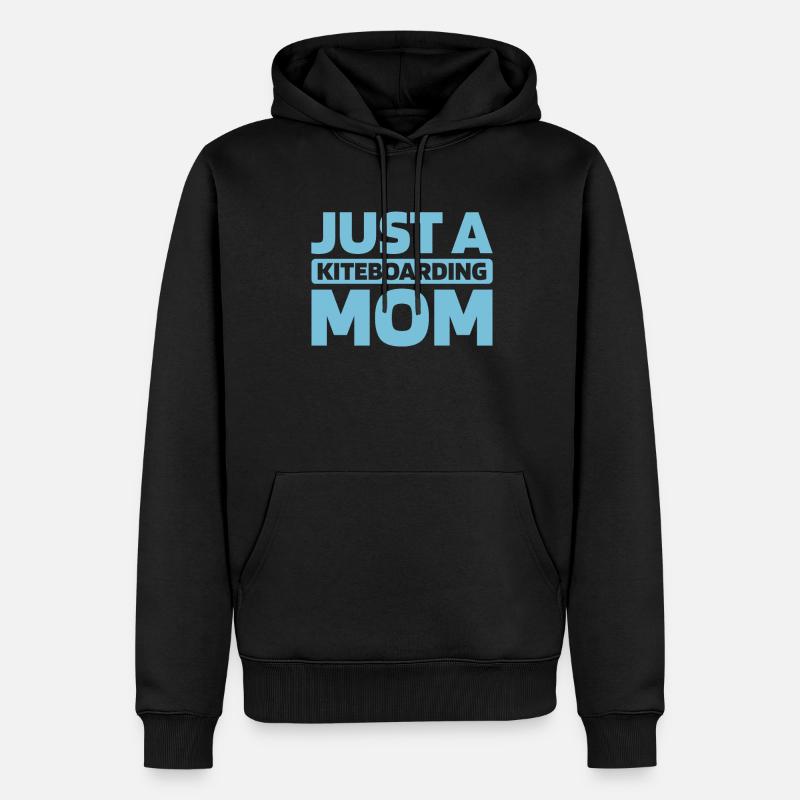 Kitesurfeur Kitesurf Cerf-volant Kitesurf - Sweat à capuche Premium bio Homme - noir