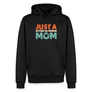 Kitesurfer Kitesurfen Kiten Kitesurfing - Männer Premium Bio Hoodie - Schwarz - Vorne - Nico (187cm)