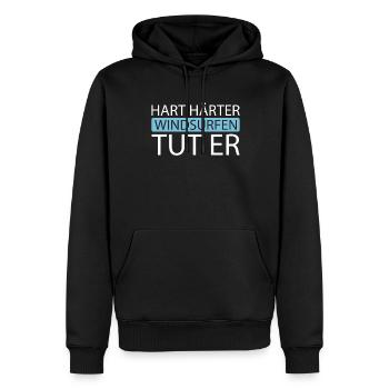 Windsurfen Windsurfer - Männer Premium Bio Hoodie - Schwarz - Vorne - Nico (187cm)