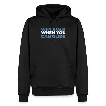 Paramotor paragliding - Men’s Premium Organic Hoodie - black - Front - Nico (187cm)