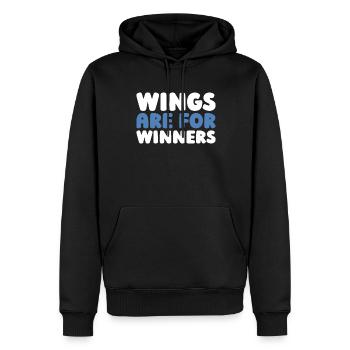 Paramotor Gleitschirmfliegen - Männer Premium Bio Hoodie - Schwarz - Vorne - Nico (187cm)
