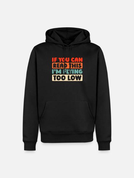 Paramotor paragliding - Men’s Premium Organic Hoodie - black