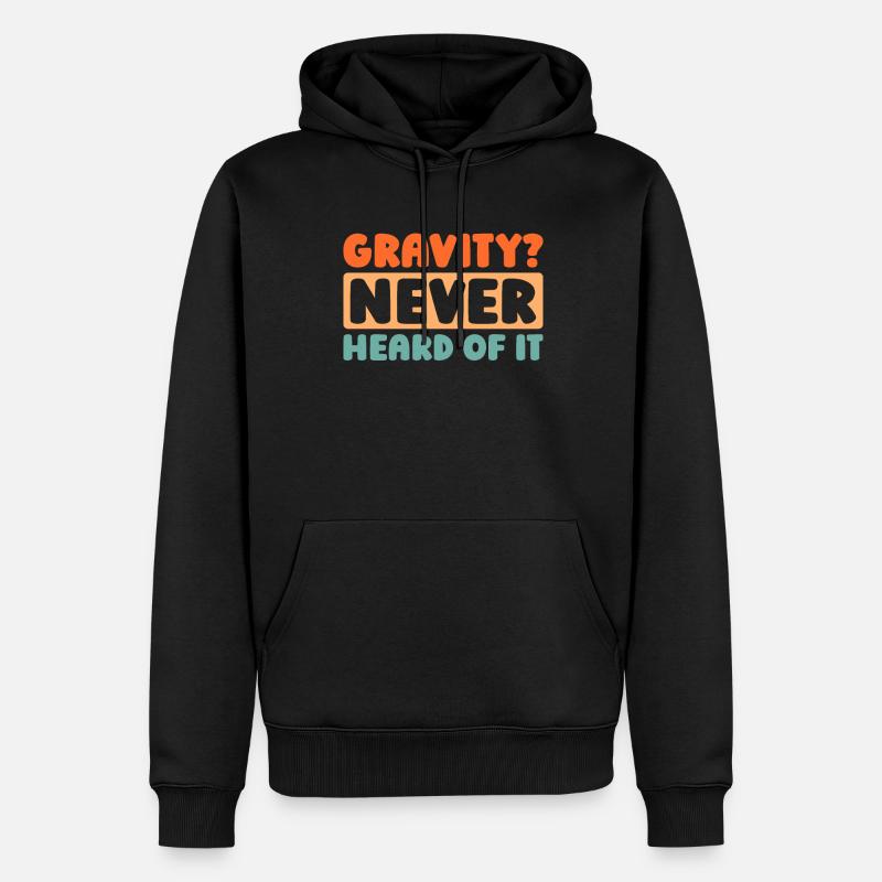 Paramotor Gleitschirmfliegen - Männer Premium Bio Hoodie - Schwarz