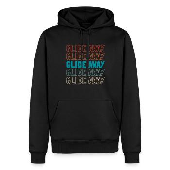 Paramotor Gleitschirmfliegen - Männer Premium Bio Hoodie - Schwarz - Vorne - Nico (187cm)