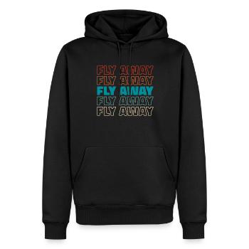Paramotor paragliding - Men’s Premium Organic Hoodie - black - Front - Nico (187cm)