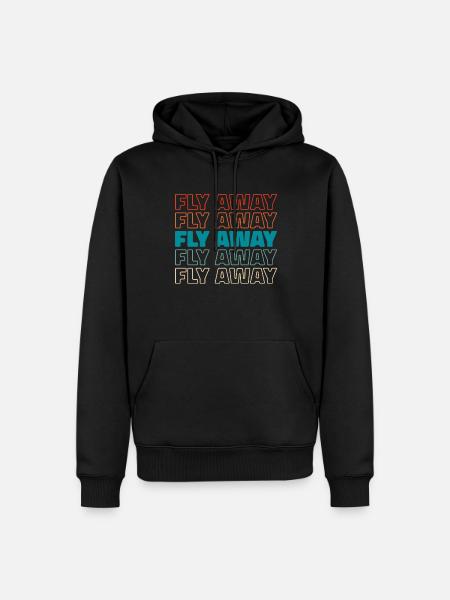 Paramotor paragliding - Men’s Premium Organic Hoodie - black