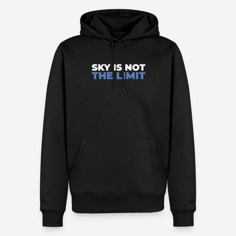 Paramotor Gleitschirmfliegen - Männer Premium Bio Hoodie - Schwarz