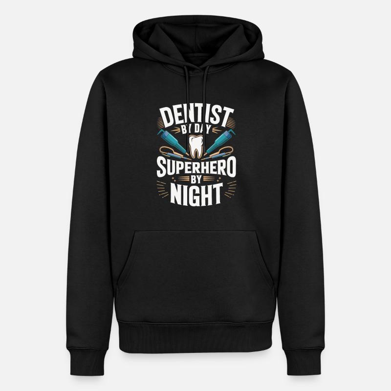 Zahnarzt Dentist - Männer Premium Bio Hoodie - Schwarz