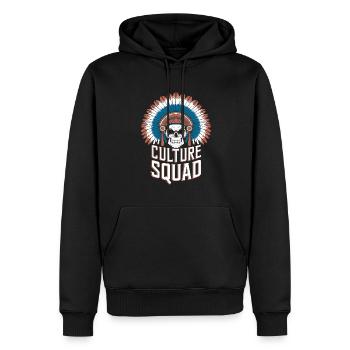 Anthropologist Kader - Men’s Premium Organic Hoodie - black - Front - Nico (187cm)