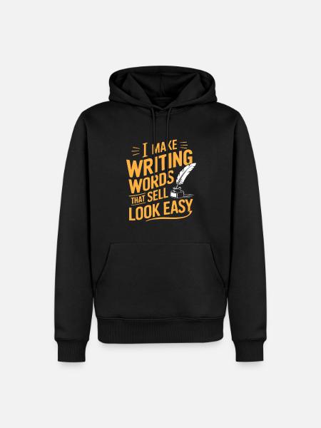 Copywriter - Men’s Premium Organic Hoodie - black