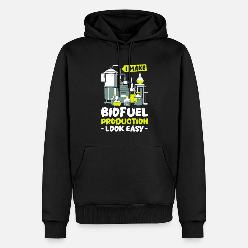 Biokraftstofftechniker - Männer Premium Bio Hoodie - Schwarz