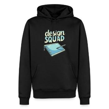 Graphic Designer Squad - Men’s Premium Organic Hoodie - black - Front - Nico (187cm)
