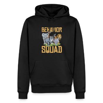 Ethologe Kader - Männer Premium Bio Hoodie - Schwarz - Vorne - Nico (187cm)