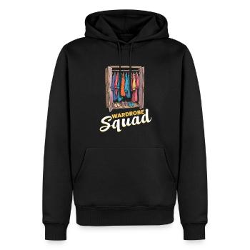 Kostümbildner Kader - Männer Premium Bio Hoodie - Schwarz - Vorne - Nico (187cm)