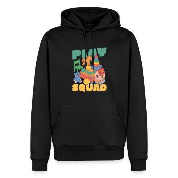 Early childhood educator Kader - Men’s Premium Organic Hoodie - black - Front - Nico (187cm)