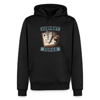 Assistent Kader - Männer Premium Bio Hoodie - Schwarz - Vorne - Nico (187cm)