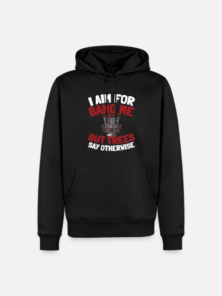 Frisbee Golf Disc Golf - Men’s Premium Organic Hoodie - black