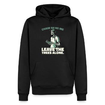 Frisbee Golf Disc Golf - Men’s Premium Organic Hoodie - black - Front - Nico (187cm)