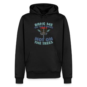 Frisbee Golf Disc Golf - Männer Premium Bio Hoodie - Schwarz - Vorne - Nico (187cm)