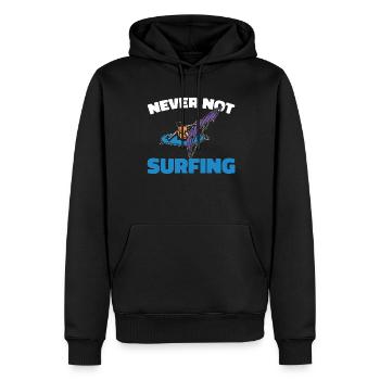 Windsurfen Windsurfer - Männer Premium Bio Hoodie - Schwarz - Vorne - Nico (187cm)