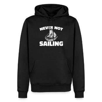 Segeln Segler Segelboot - Männer Premium Bio Hoodie - Schwarz - Vorne - Nico (187cm)