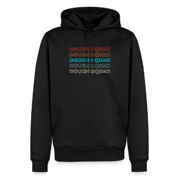 Kosmetik Kader - Männer Premium Bio Hoodie - Schwarz - Vorne - Nico (187cm)