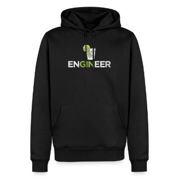 Drôle de gin amants tonique proverbes cadeau - Sweat à capuche Premium bio Homme - noir - Devant - Nico (187cm)