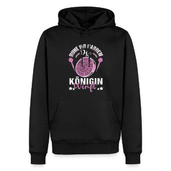 Narren Königin Dart Darspielerin Dartpfeile Darts - Männer Premium Bio Hoodie - Schwarz - Vorne - Nico (187cm)
