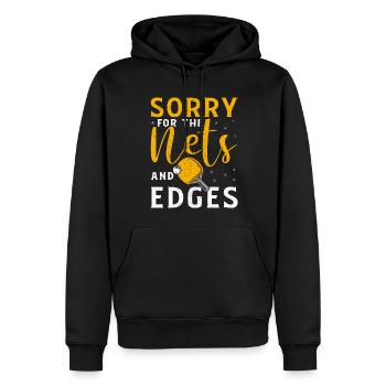 Ping Pong Table Tennis - Men’s Premium Organic Hoodie - black - Front - Nico (187cm)
